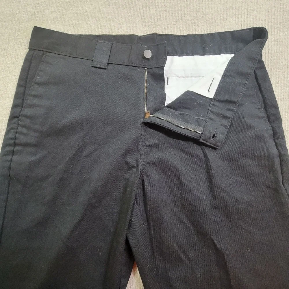Brahma‎ Carpenter Pants Men's 39X29 Black Workpants Flat Front Straight Canvas